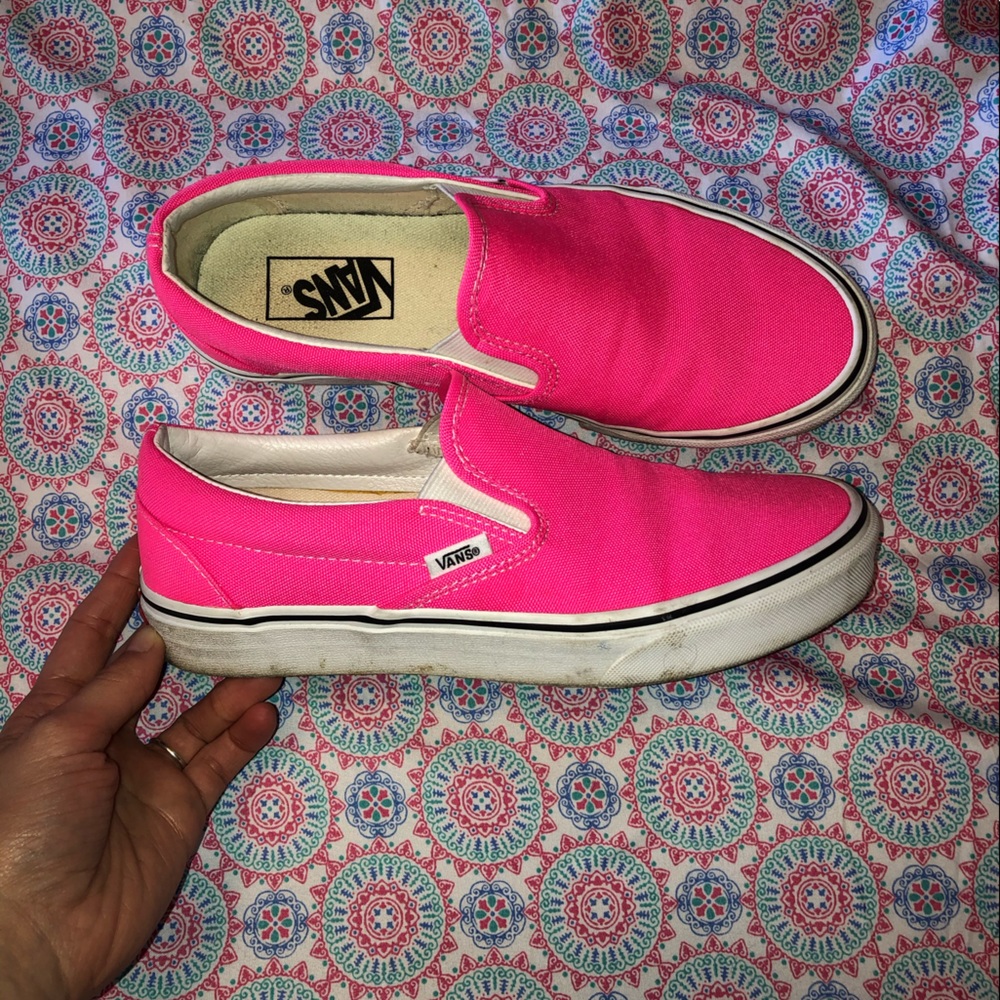 EUC Hot Pink Vans 💗